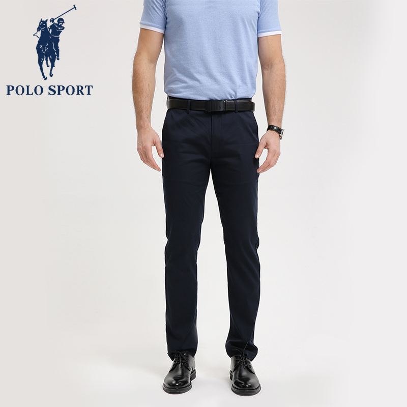 Polo Sport休闲裤男夏季2022新款潮流百搭修身透气直筒男士九分裤