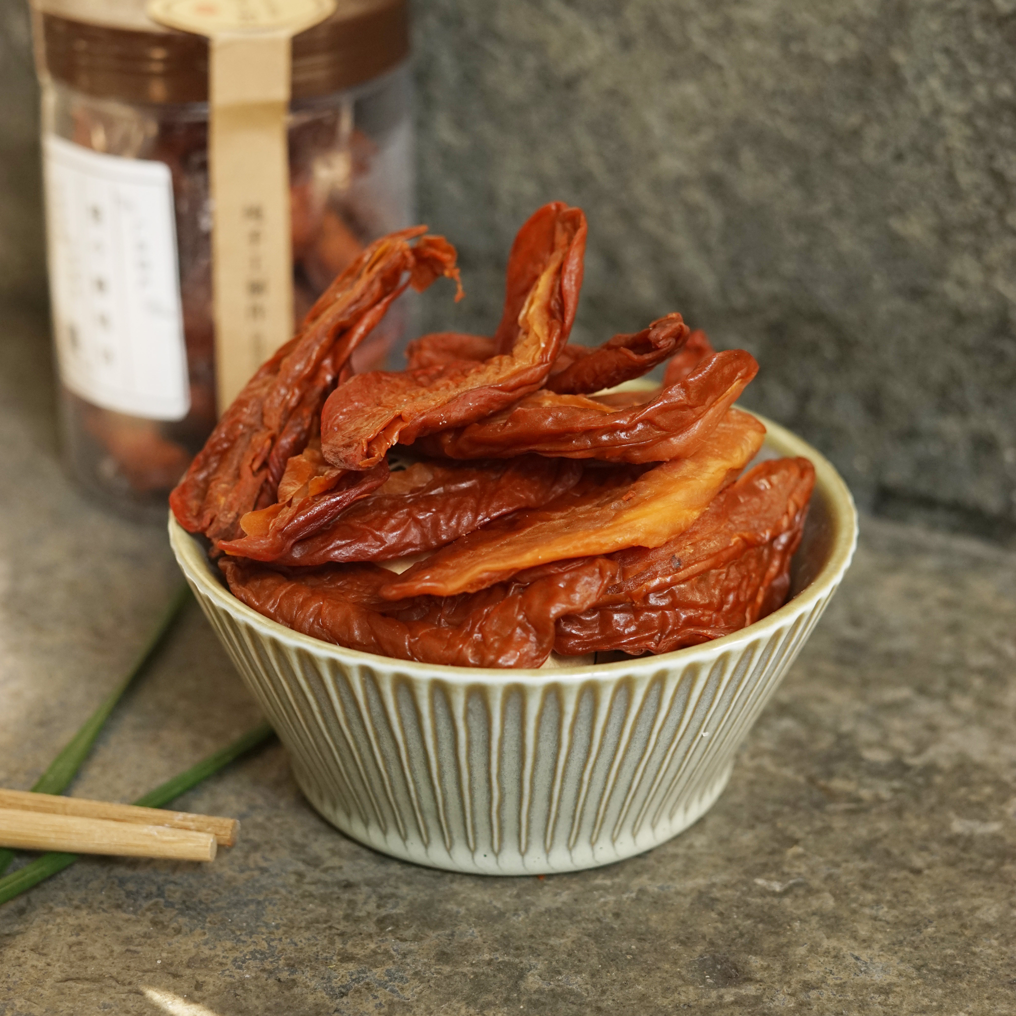 杨桃干甜三念酒楼做菜餐前小吃开胃孕妇腌制桃干