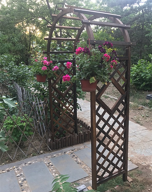 花架实木花园拱门庭院防腐阳台葡萄架大门架子鲜花拱门