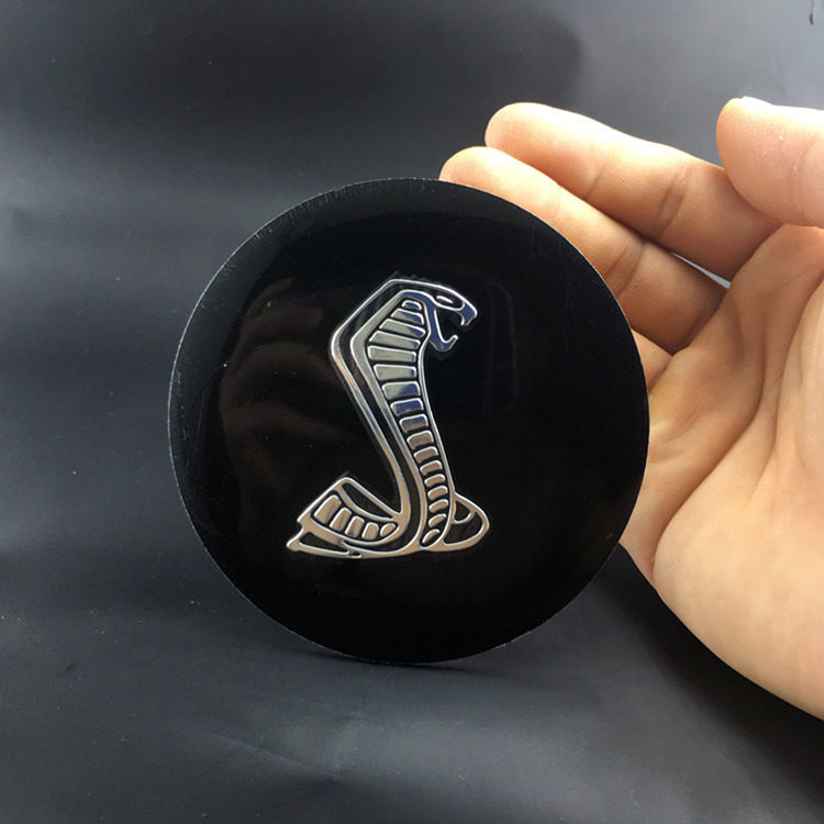 方向盘眼镜蛇标志野马改装gt350shelby蝰蛇车标装饰汽车车标