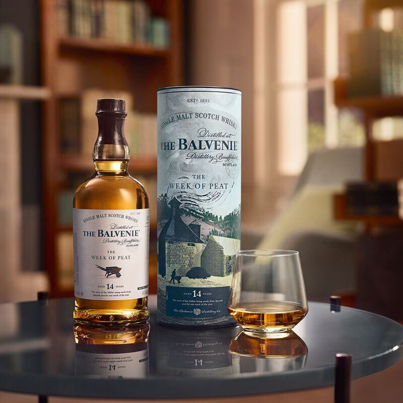 正品行货百富故事系列14年单一麦芽苏格兰威士忌700ml威士忌