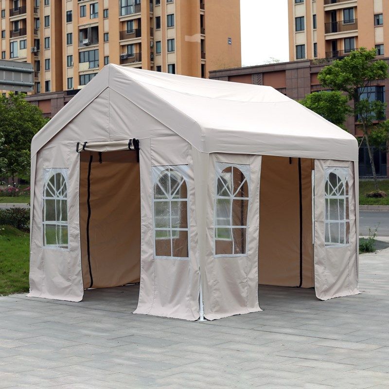 sibada户外遮阳蓬雨棚广告帐篷摆摊用夜市四脚伞遮雨防疫隔离篷房