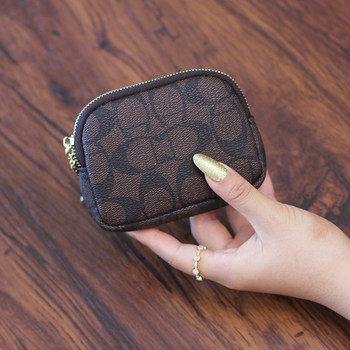 ພິມ Internet Celebrity big-name coin purse mini compact fashion small zipper coin short wallet high-end ແລະ exquisite