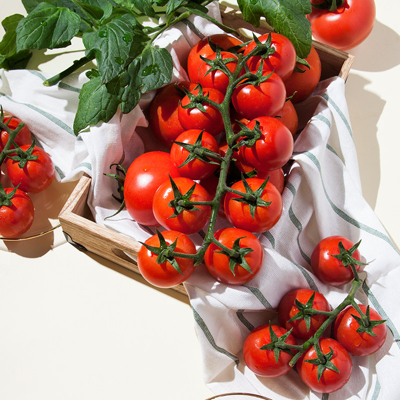 枝纯串番茄198g新鲜轻食轻餐冷餐代餐低热热量番茄