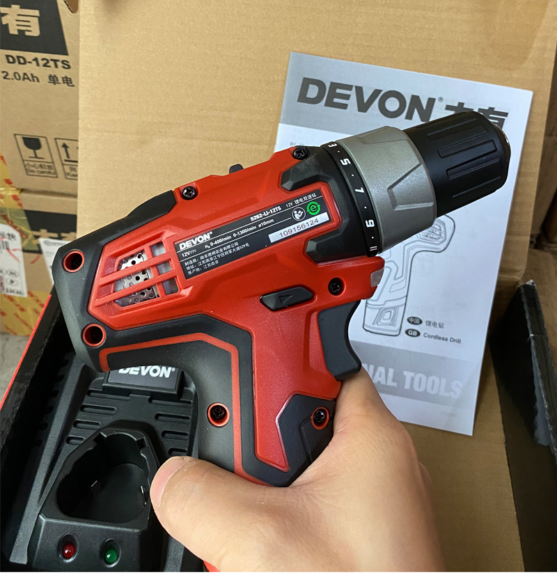 电钻devon大有充电5241手充电式充电器电池工具5268电钻