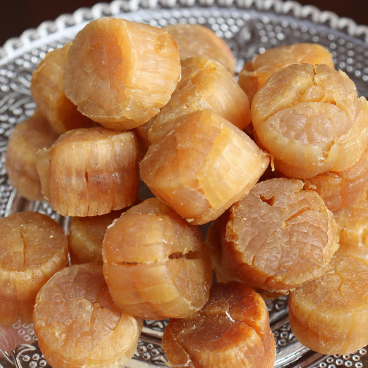 特级野生80头大连元贝瑶柱干贝干货210g礼盒元贝