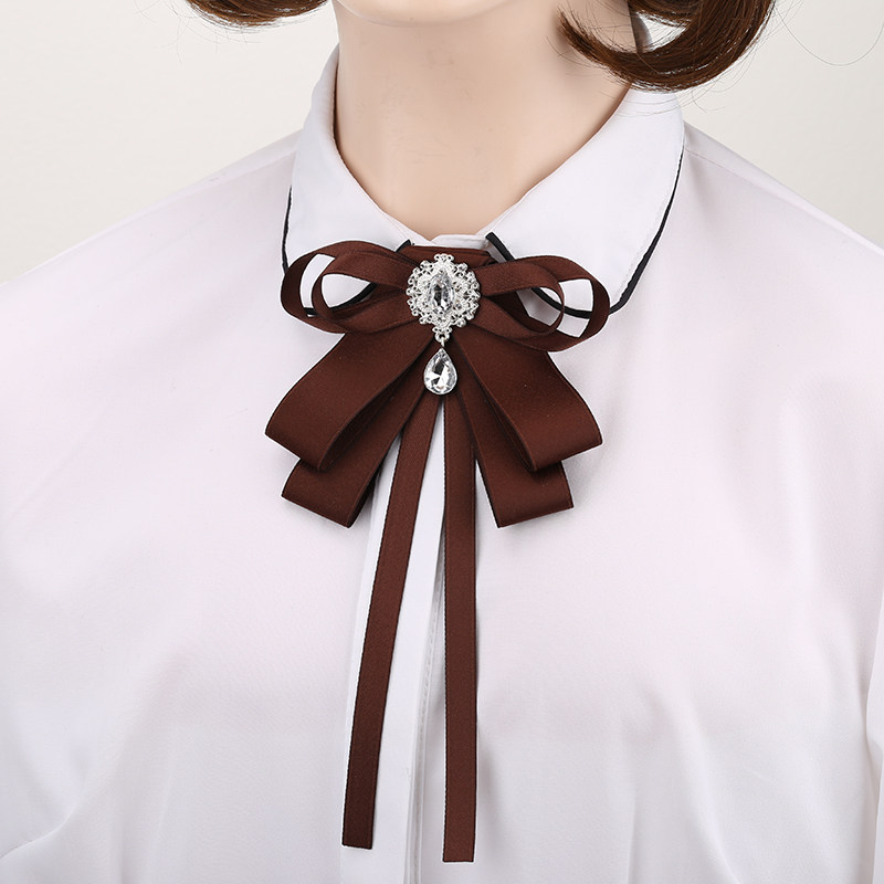 衬衣领结配饰女士韩版时尚甜美蝴蝶结百搭装饰领结