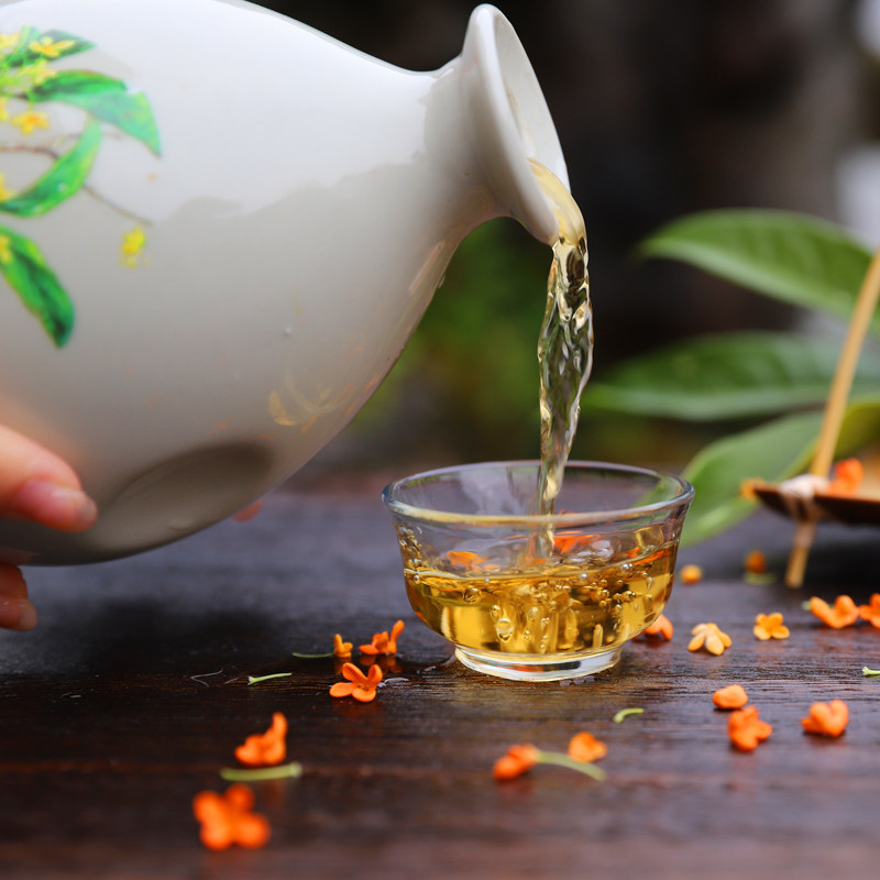 听花开|果酒桂花酒桂花醉金桂酿甜酒陶瓷瓶装抖音酒小红书推荐酒