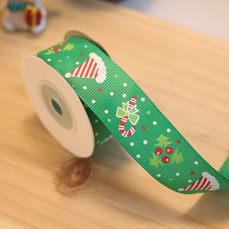 圣诞节丝带礼品包装纸彩带织带diy手工编织装饰用鲜花蛋糕盒生日礼物