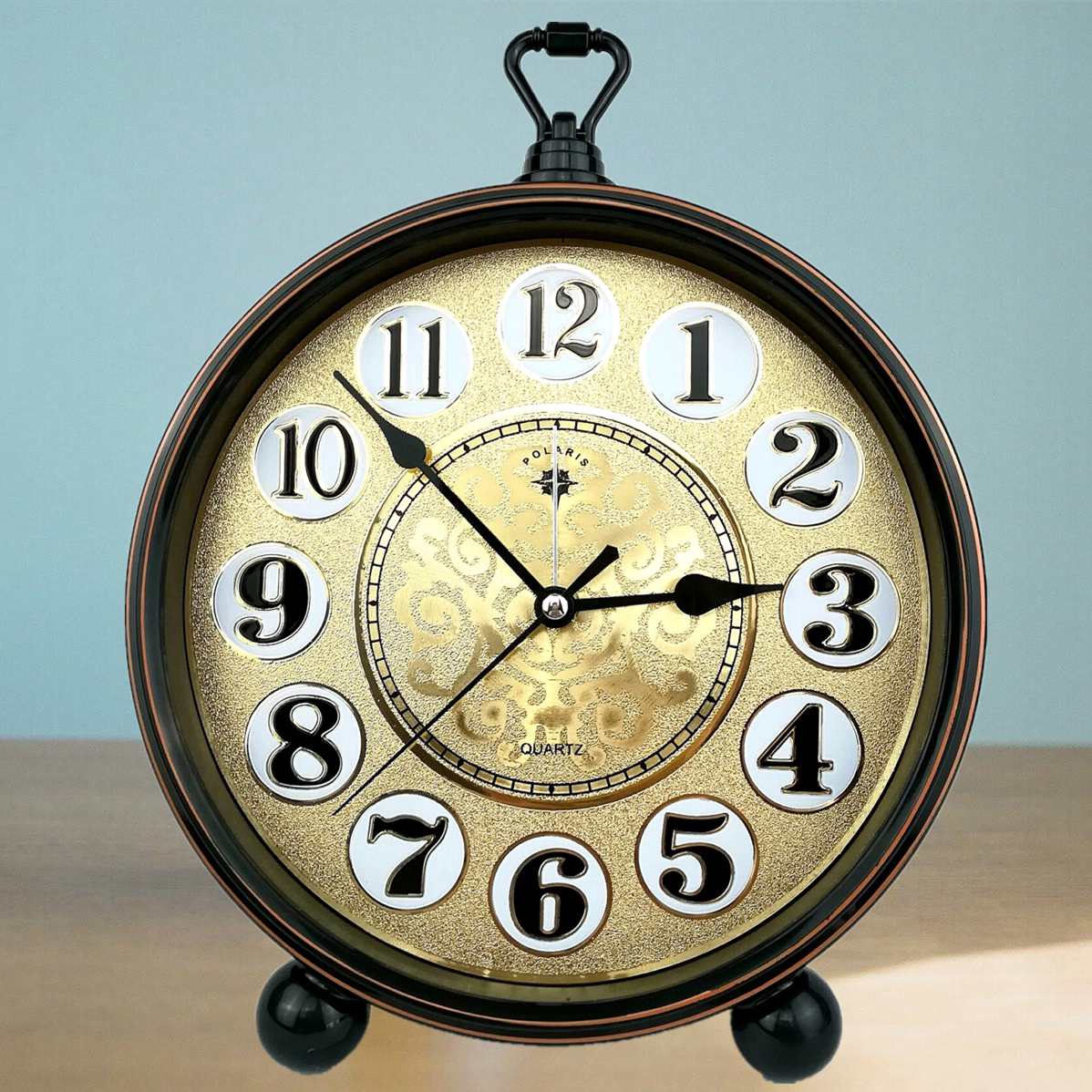 钟摆件桌面复古闹钟时钟台式创意个性卧室台钟座钟台钟