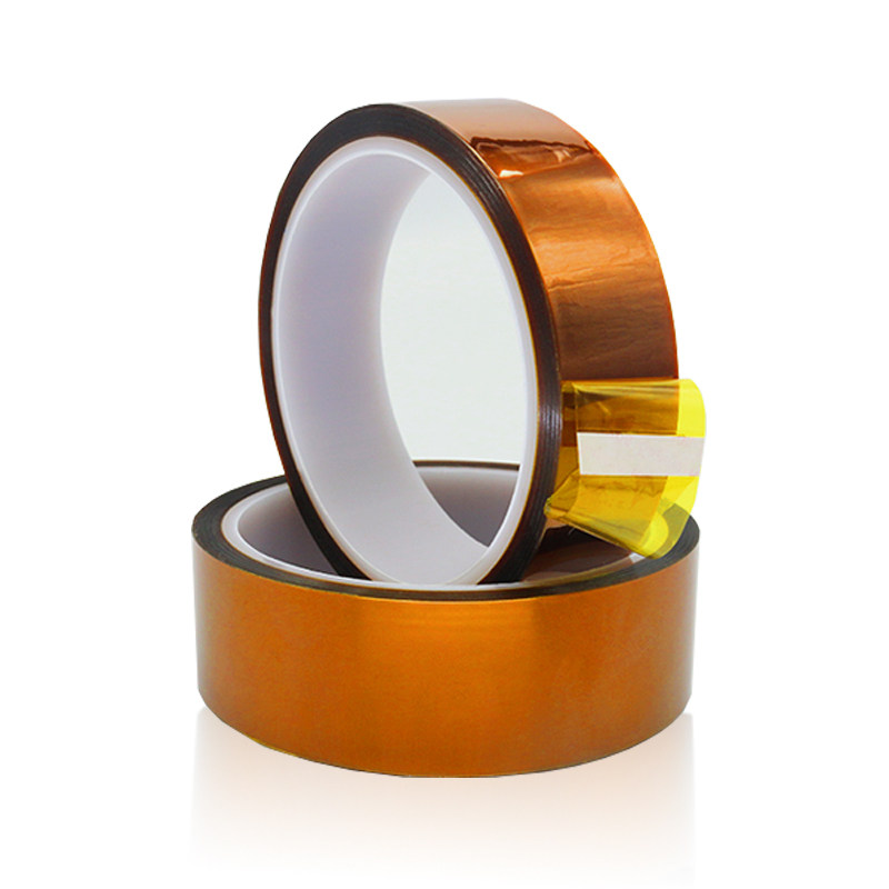 高温胶带40mm茶色金手指耐高温33m工业胶带