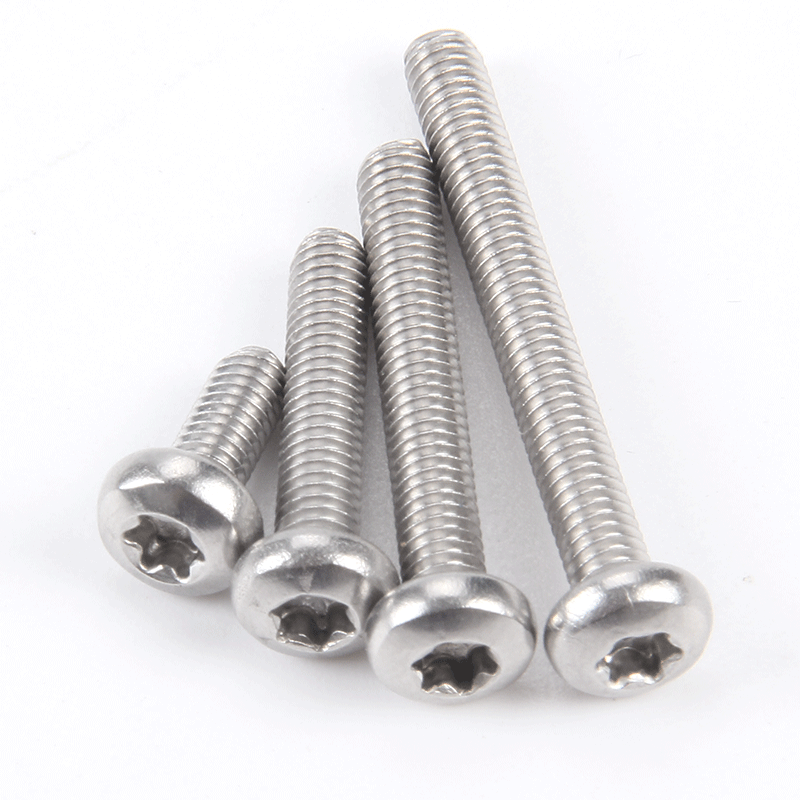 304圆梅花机螺丝m2m25m3m4加长长星型盘头防盗防拆螺钉螺栓