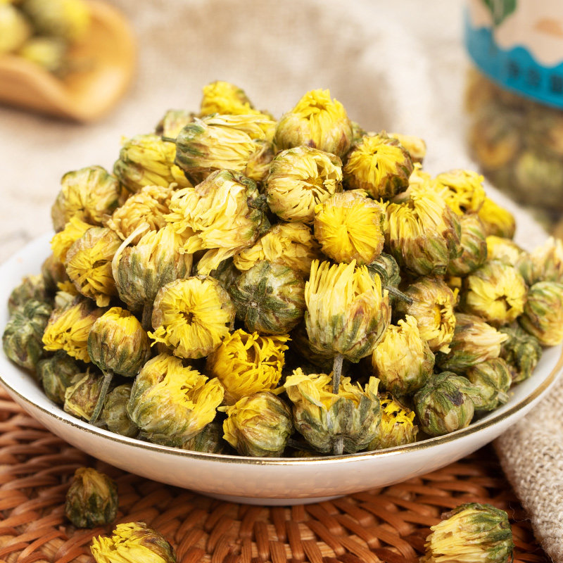 试喝茶叶菊花花茶胎菊茶搭花草茶无糖搭配金银花代用