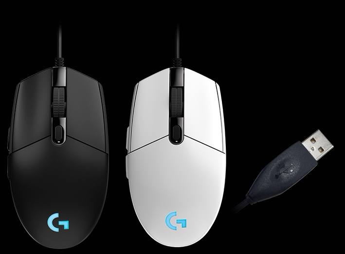 罗技g102二代有线rgb电竞游戏鼠标背光绝地求生g90吃鸡cf英雄联盟