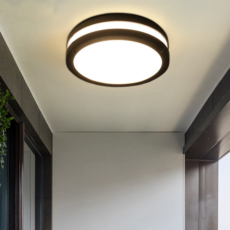 生活阳台吸顶灯户外防水感应灯简简约过道防虫客厅吸顶灯