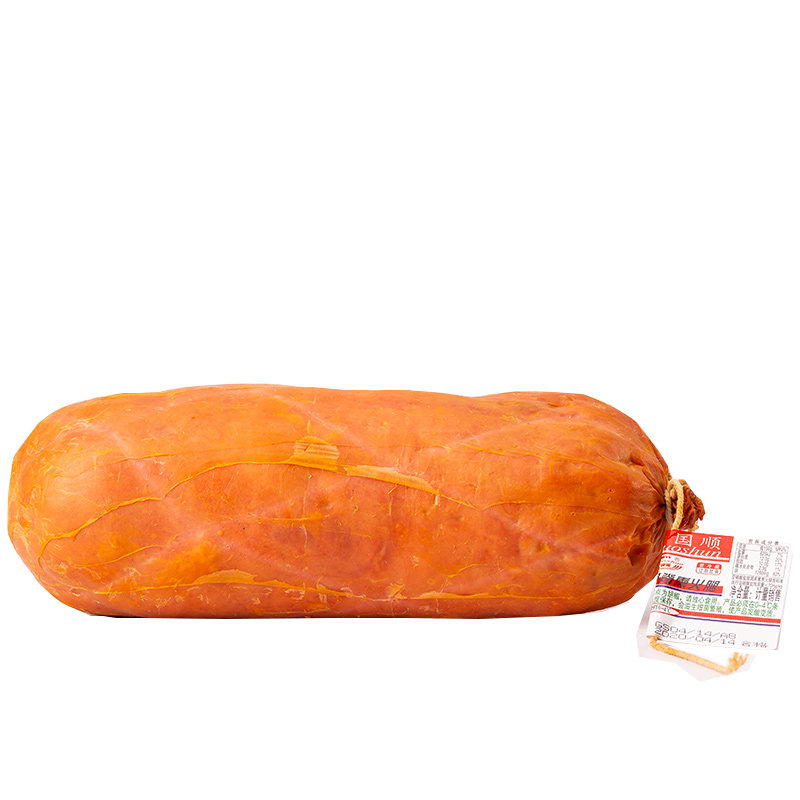 天津国顺里脊熏火腿1700g三明治切片早餐粗大根火腿肠商用粗肉肠