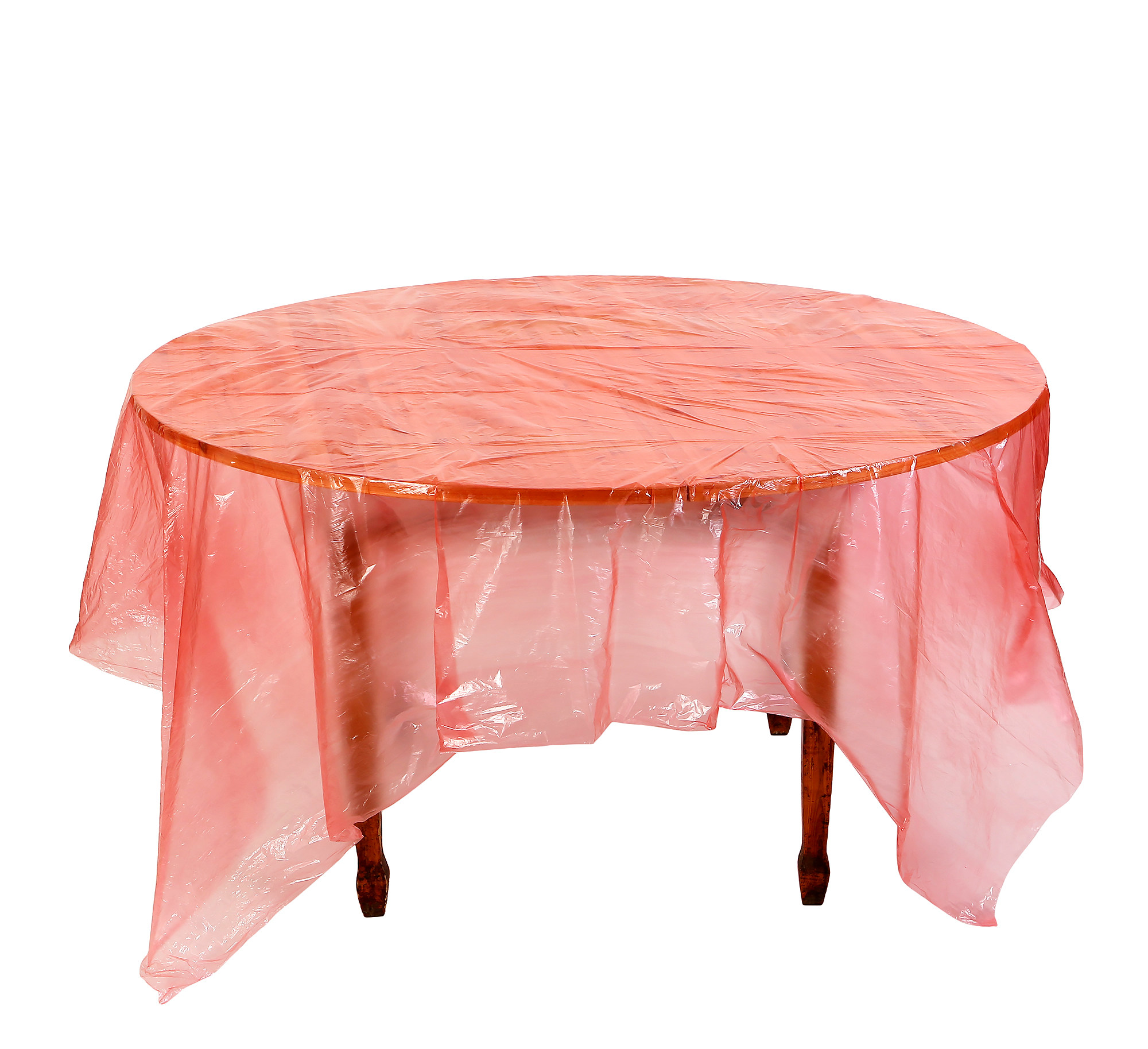 一次性加厚桌布点断卷装红白白色塑料薄膜台布饭店一次性桌布