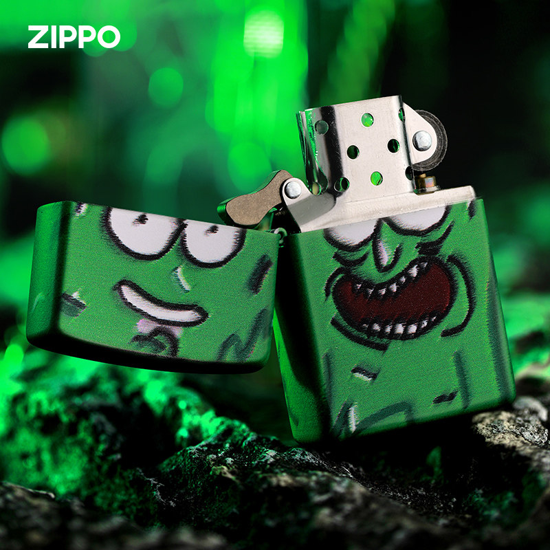 zippo打火机官方正版原装正品防风之宝搞怪黄瓜zippo