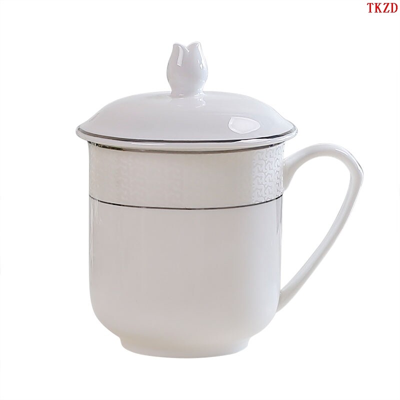 茶杯雅诚德arst骨瓷会务380ml陶瓷办公水杯会议茶杯