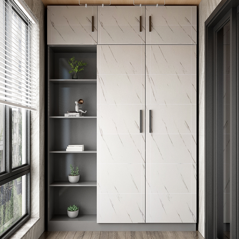 轻奢阳台柜可定制防晒储物柜收纳置物柜飘窗大容量衣柜