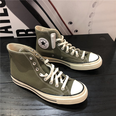 converse匡威1970s三星标军绿色高帮男女鞋休闲162052c帆布鞋 原价569
