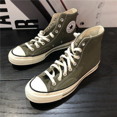 converse匡威1970s三星标军绿色高帮男女鞋休闲162052c帆布鞋 原价569