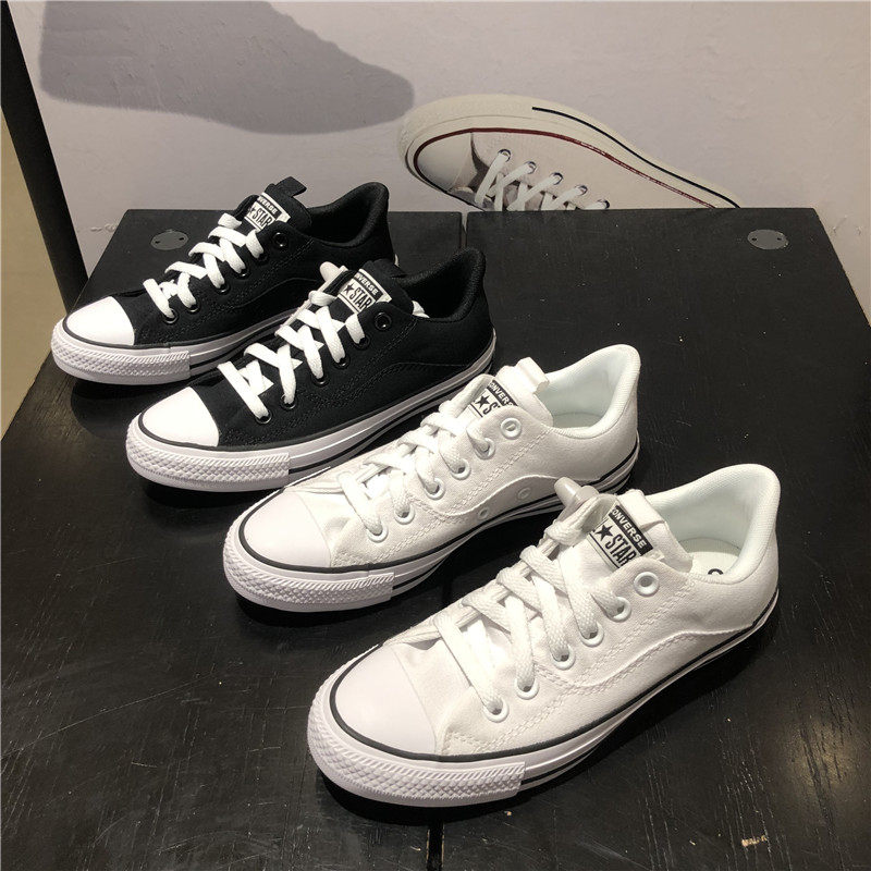 converse匡威新款allstar黑白经典女子低帮透气板鞋