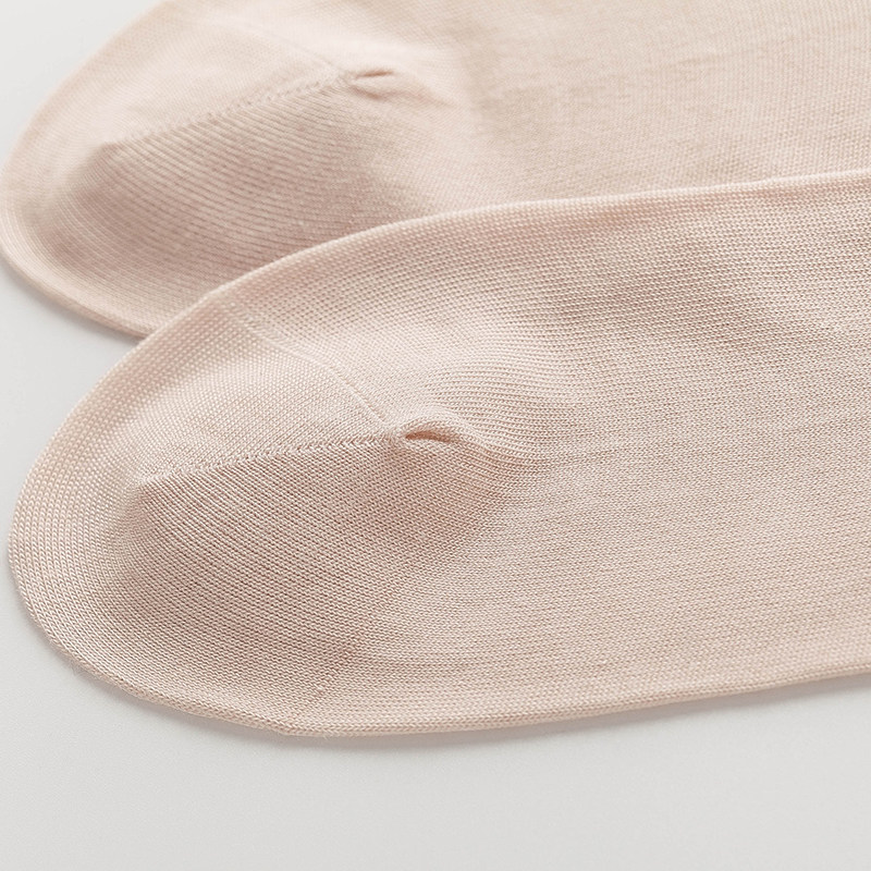 桑蚕蚕丝袜子女士秋季丝袜月子宽松透气薄款中筒袜