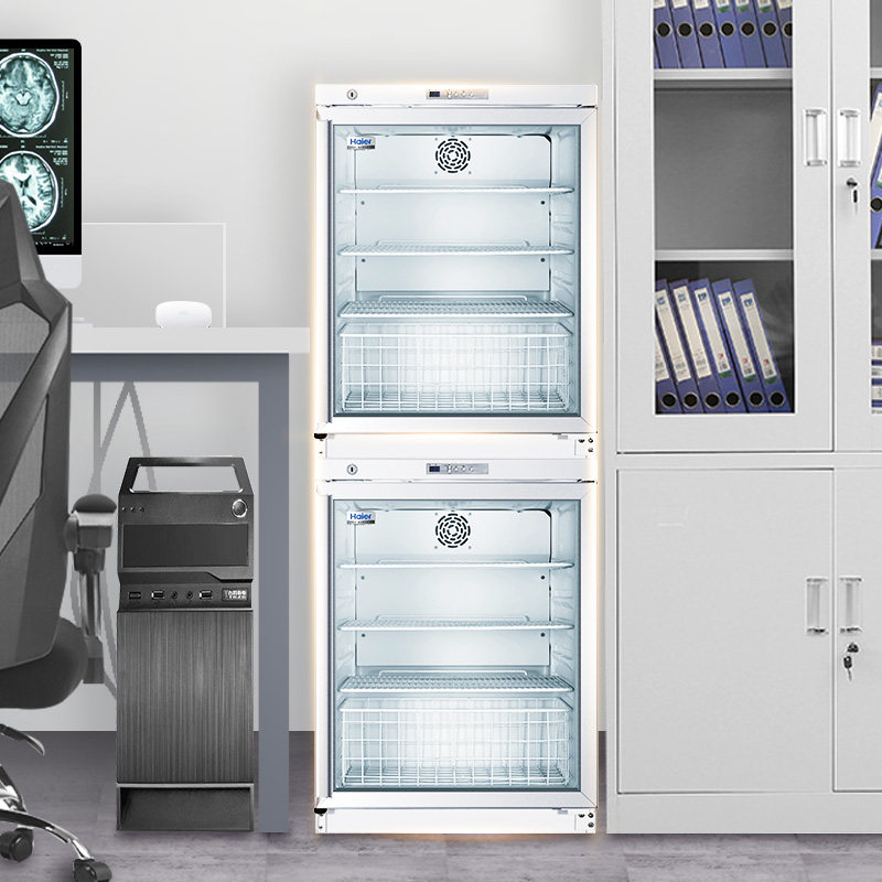haier海尔hyc-118a立式医用展示柜药品冷藏医药保鲜药品阴凉柜