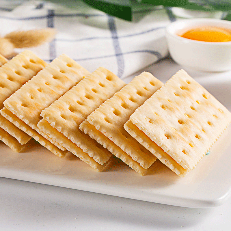卡慕苏打夹心饼干120g*2袋乳酪柠檬味早餐代餐休闲零食办公室食品