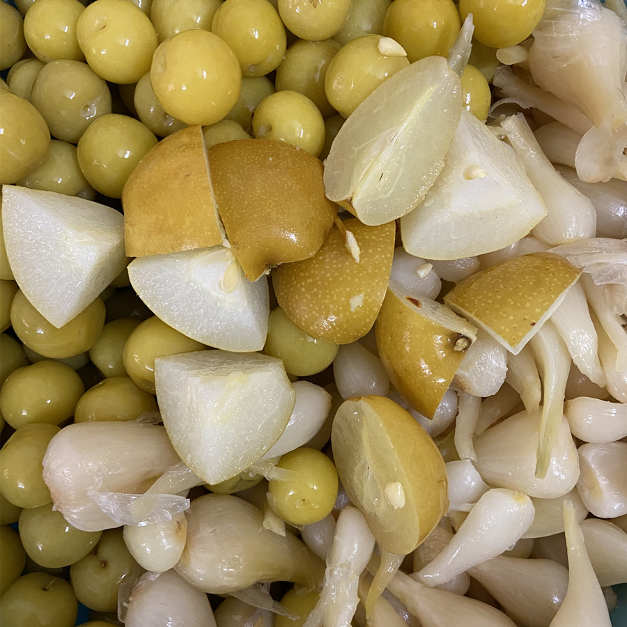 酸桃子腌毛桃广西开胃小吃特产酸嘢酸料手工腌制水果酸料酸嘢泡菜