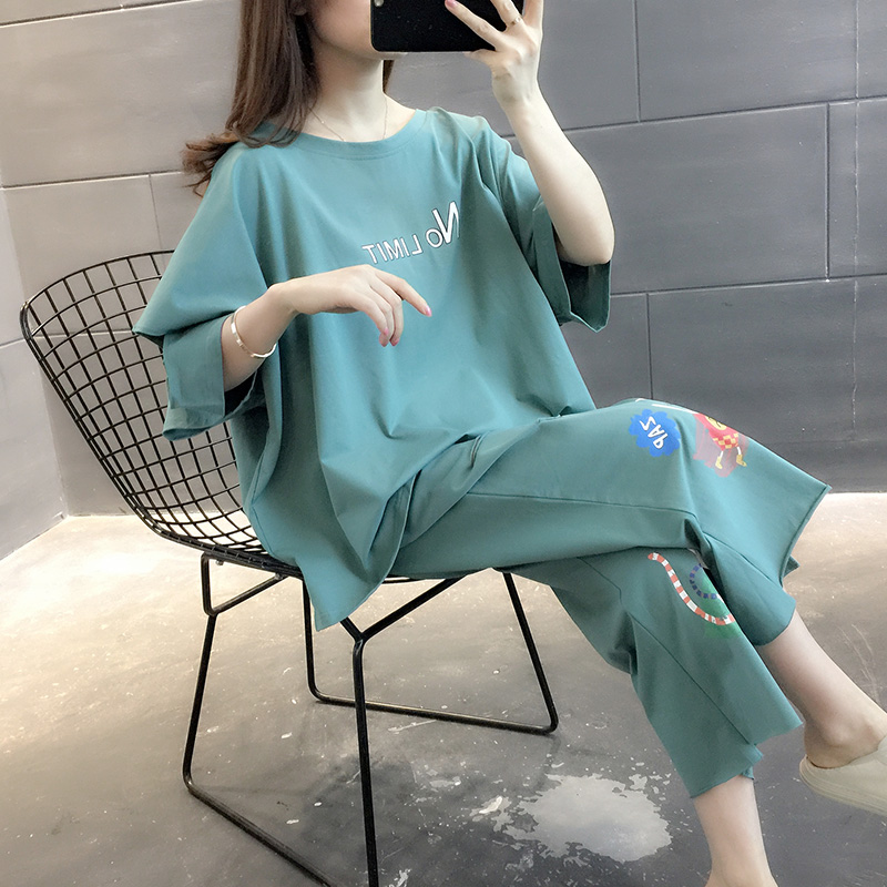 运动服休闲时尚两件套装女装2021年新款早秋装秋季女士洋气减龄潮