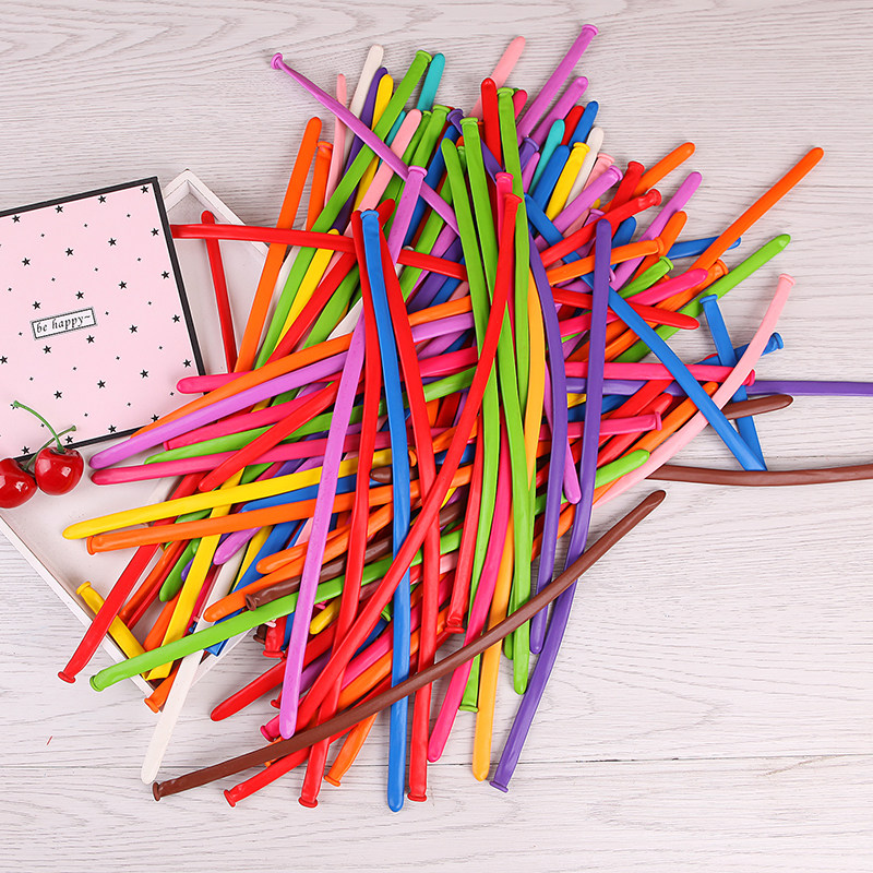 气球太子长条动物造型条形长棒加厚小丑儿童气球