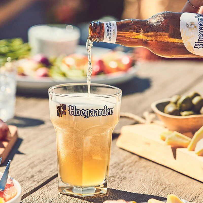 比利时进口hoegaardenwhite福佳白啤酒啤酒330ml24瓶整箱啤酒