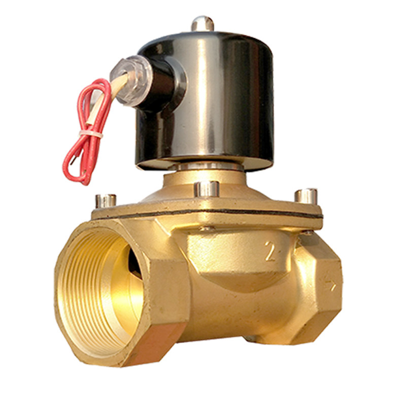 常闭电磁阀水阀气阀线圈进水开关24v12v220v水管水用防水高温蒸汽