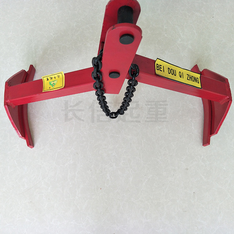 油桶夹具塑料桶专用叉车专用吊钳抓钩链条式吊钩多功能款油桶夹具