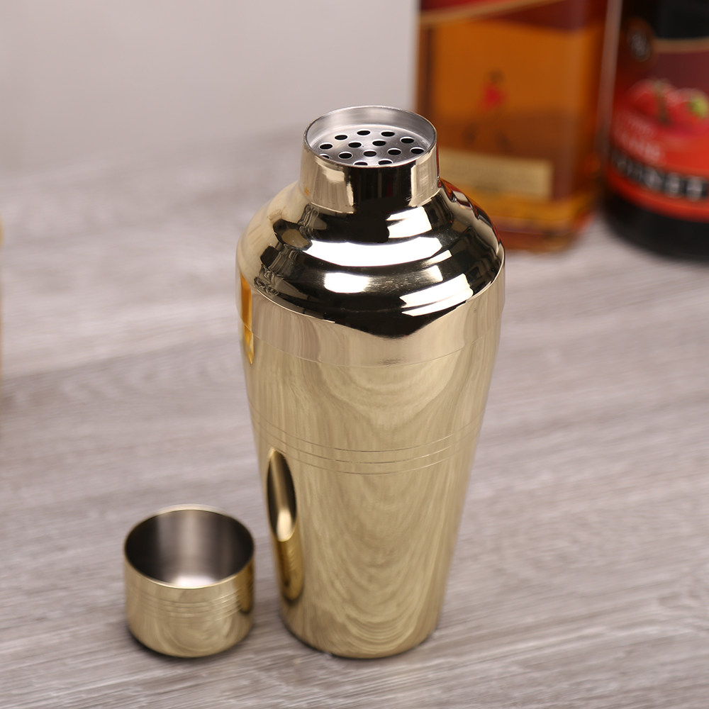 调酒酒壶镀金日式510ml酒器鸡尾酒洋酒酒吧调酒师调酒器