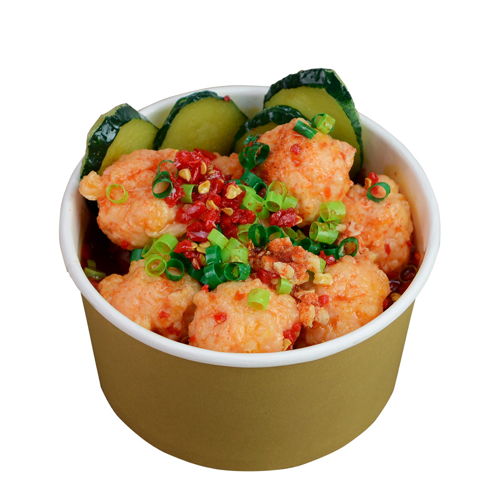 虾滑模型仿真网红小吃鲜辣红油道具样品摆设仿真水果