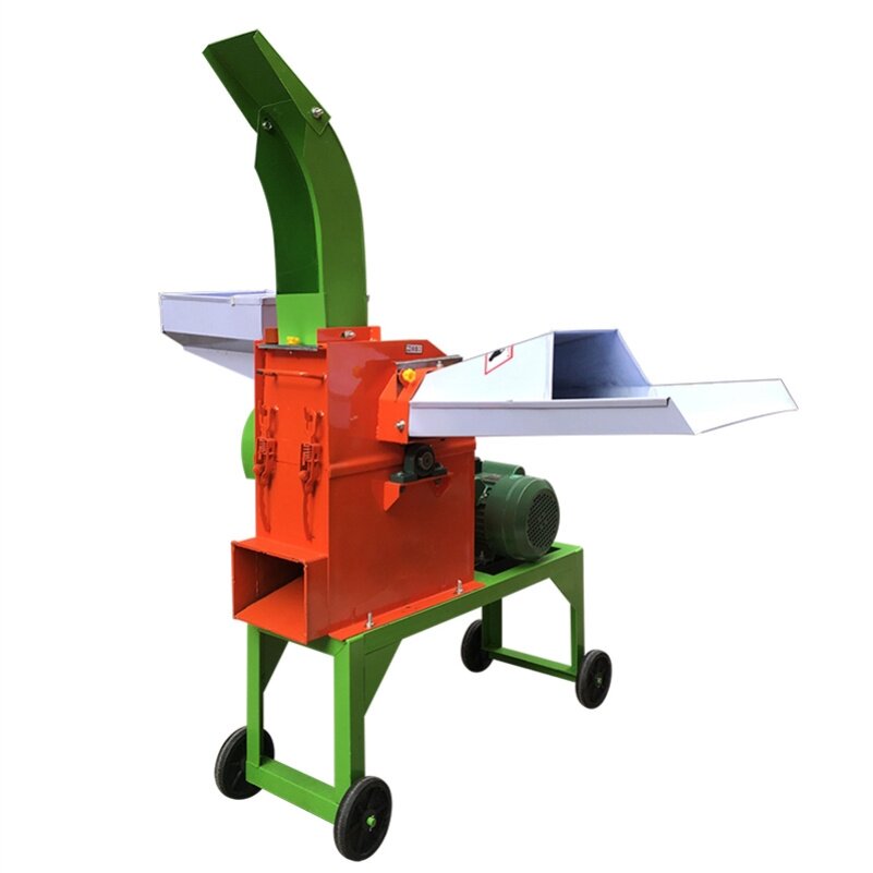 加宽耐用粉碎机家用小型切草饲料结实桔秆电动藤切草机加厚打猪草