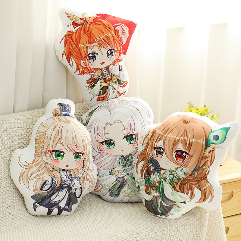 原创版食物语抱枕靠垫手游周边跳墙北京烤鸭动漫毛绒