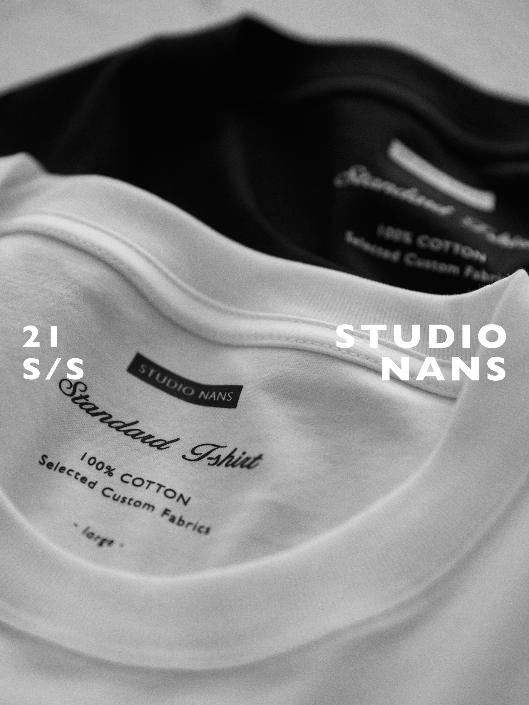 【NANS】全定制定染长绒棉玉挺双面丝光标准TEE / STANDARD TEE