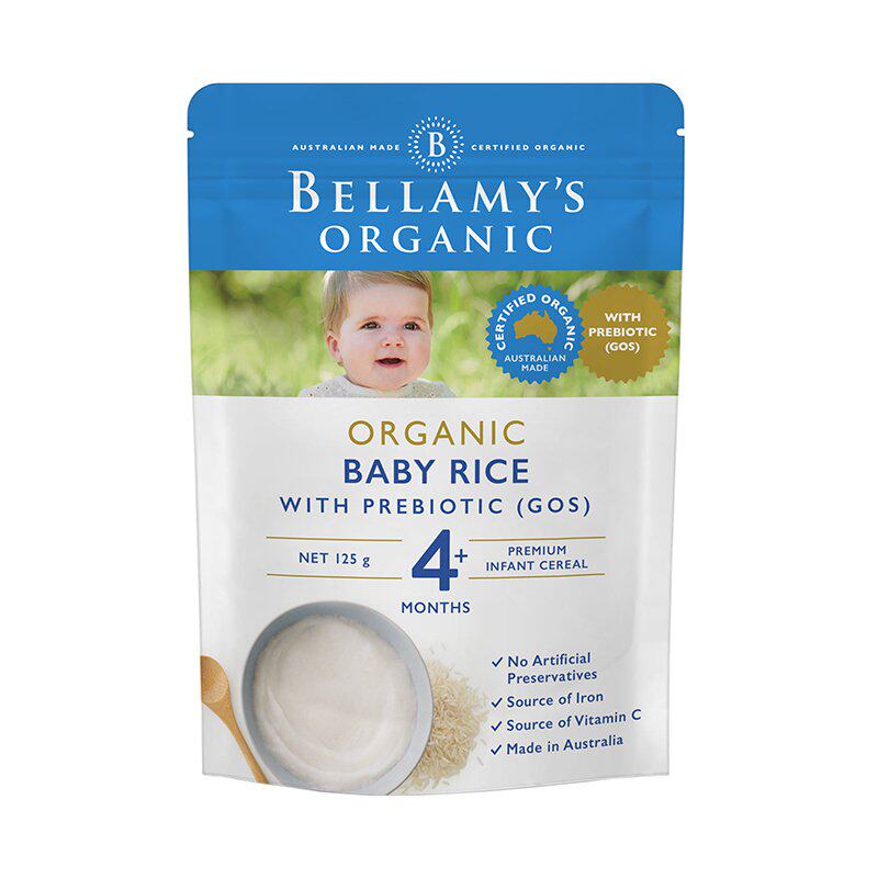 澳洲贝拉米bellamys婴儿大米米粉宝宝辅食米糊bellamy米粉
