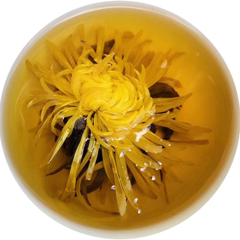 2020春茶金丝皇菊花茶滇红龙珠蜜香手工红绣球滇红