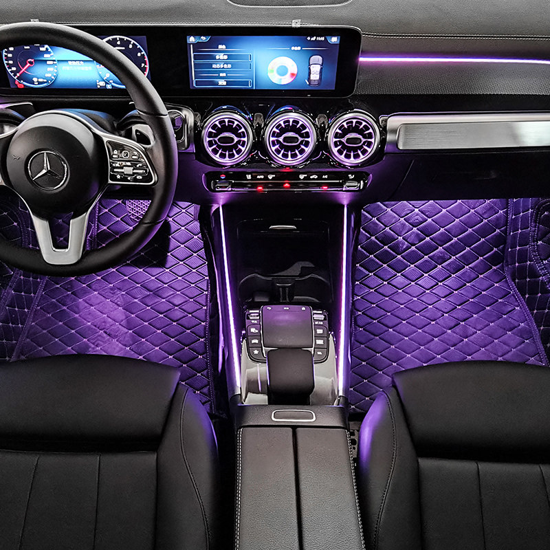 2021款奔驰glb180改装氛围涡轮风口气氛glb200装饰汽车氛围灯