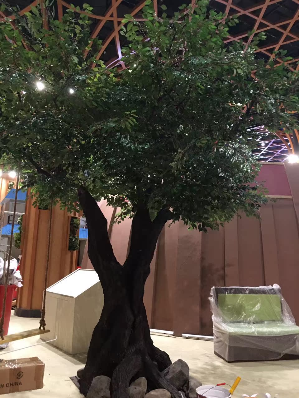 假树代工树叶仿真树设计制作仿真石油景观餐厅花卉上海景观绿植生产建筑设计规范图片