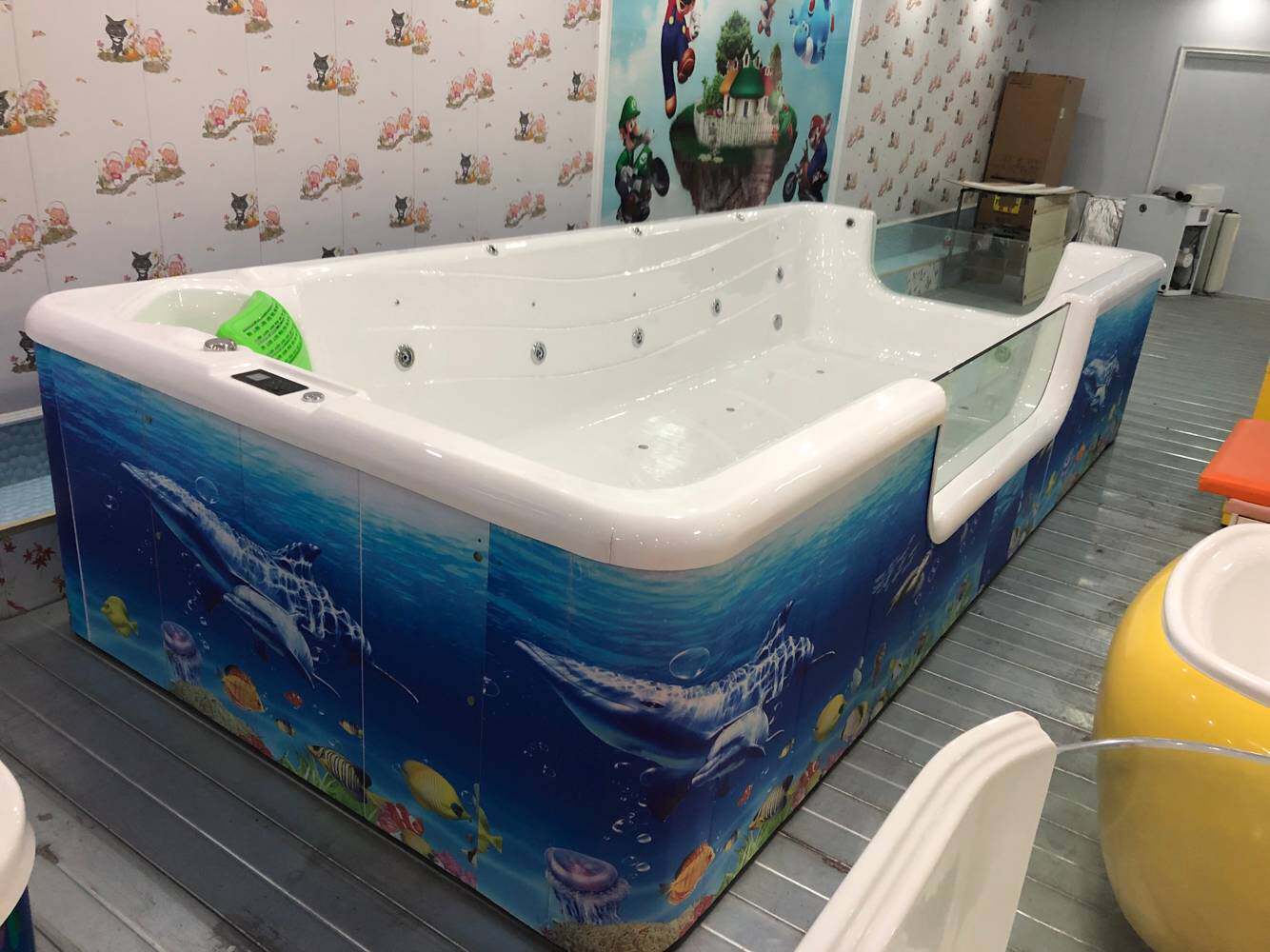 游泳池母婴商用亚克力儿童游泳婴儿全套设备宝宝游泳池