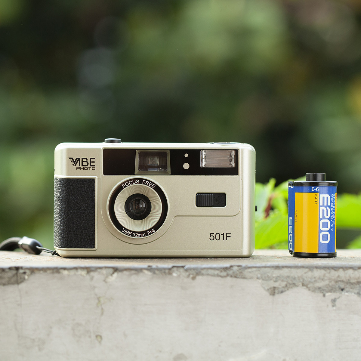 全新德国vibe 501f 包邮 复古135胶片傻瓜相机闪灯 photo胶卷相机