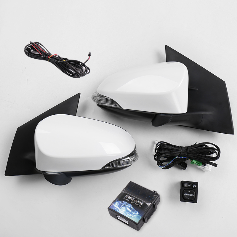 适用雷凌卡罗拉改装后视镜自动折叠电动后视镜折叠器倒车镜片加热