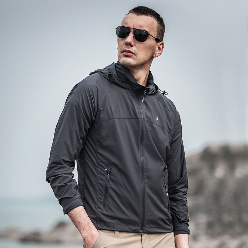 UPF50+防晒衣男透气夏季薄款外套皮肤风衣户外专业防晒服防紫外线