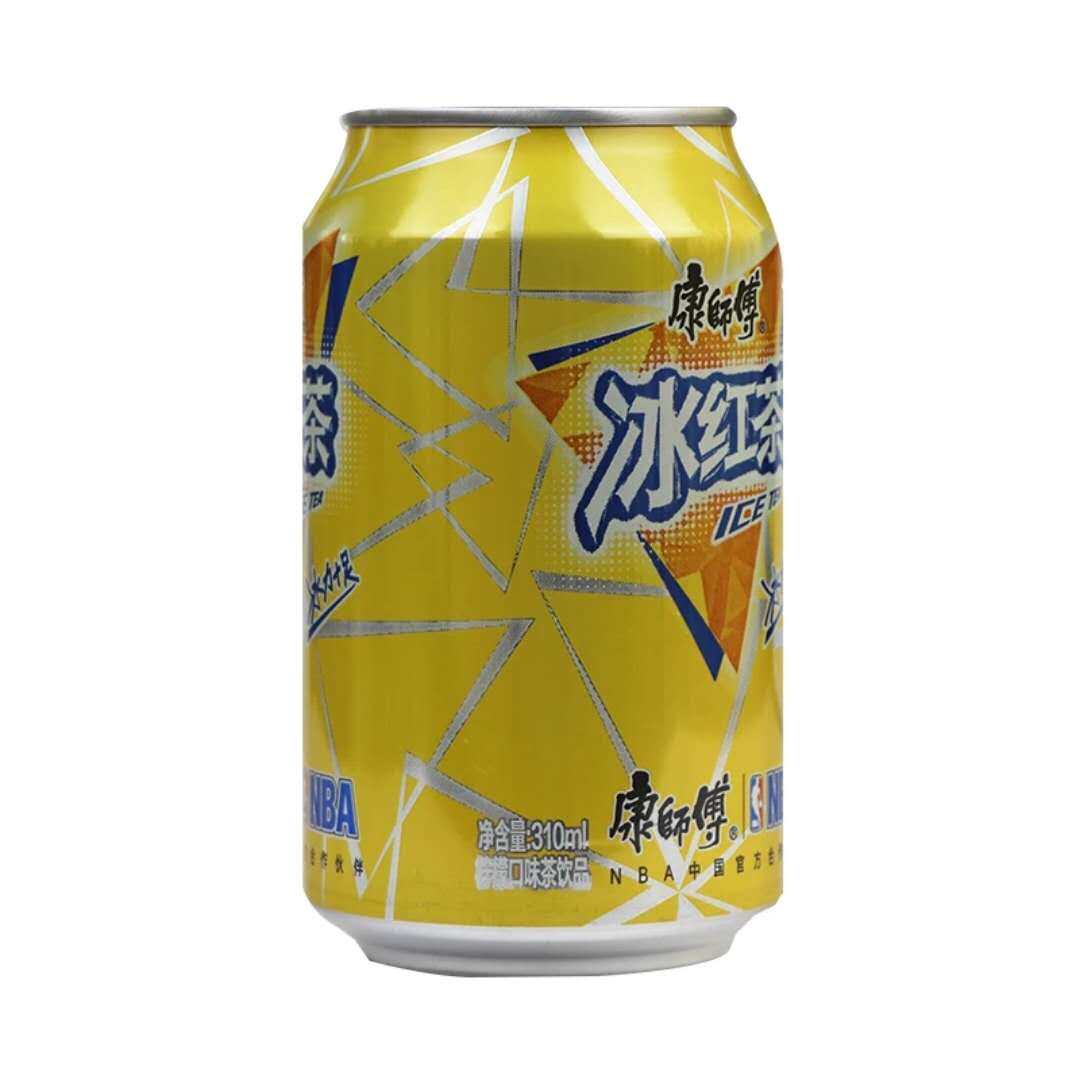 康师傅饮料柠檬红茶听装冰红茶饮料310ml24听整箱